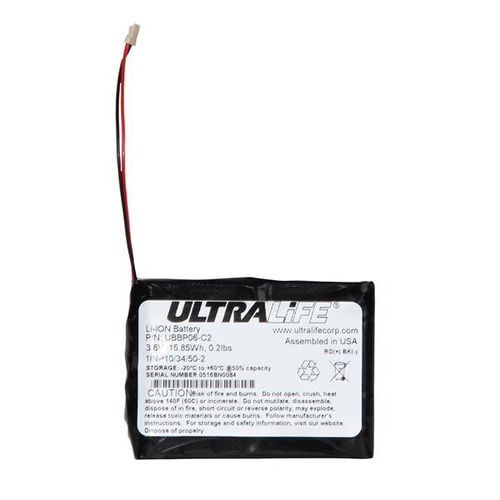 Pila recargable de iones de litio - UBBP06-FL - Ultralife Corporation - rectangular / 3 V / para aplicaciones médicas