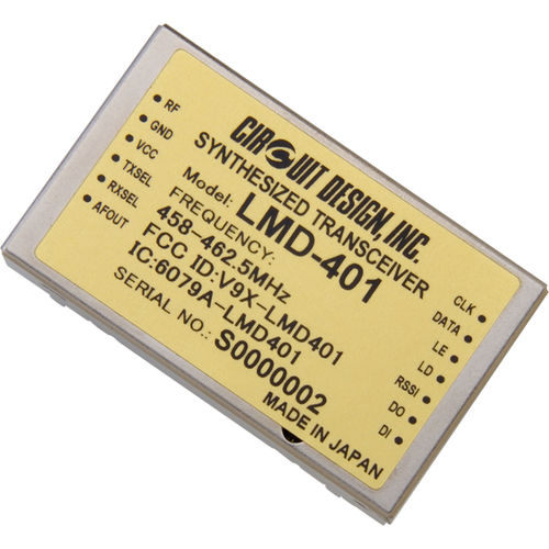 Módulo transceptor RF - LMD-401 - Circuit Design, Inc. - FSK / para telemando / de telemetría