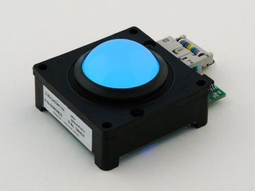 Trackball mecánico - illuminated - Traxsys Input Products - empotrable / 38 mm / IP65
