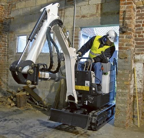 Microexcavadora - E10  - BOBCAT - con orugas / Tier 4 provisional / para obra de construcción