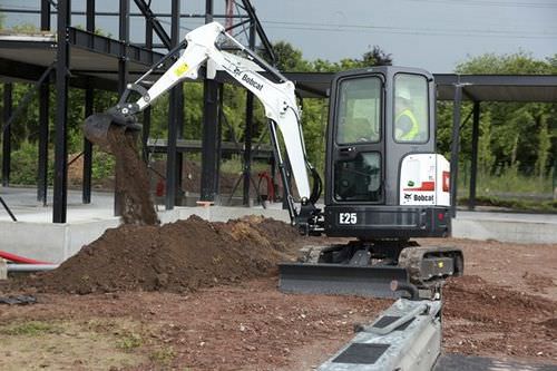 Miniexcavadora - E25 - BOBCAT - con orugas / Tier 4 final / para obra de construcción
