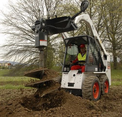Barrena para minicargadora - 6808799 - BOBCAT - hidráulica