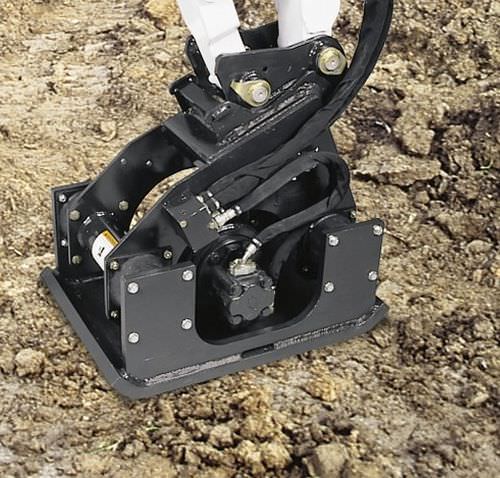 Plancha vibradora de marcha de avance - BOBCAT - para excavadora