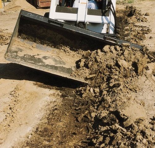 Cuchara para minicargadora compacta - Tilt-Tach™ - BOBCAT - reclinable