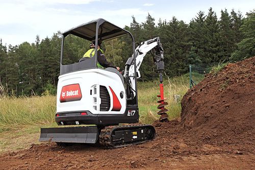 Miniexcavadora - E17 - BOBCAT - con orugas / Tier 4 provisional / para obra de construcción