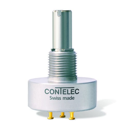 Potenciómetro monovuelta - PL300 - Contelec AG - motorizado / analógico / de plástico conductor