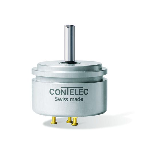 Potenciómetro monovuelta - PL310 - Contelec AG - motorizado / analógico / de plástico conductor