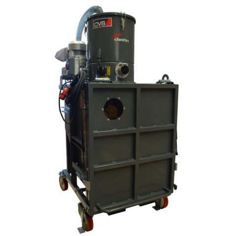 Aspirador industrial - C600 T75 NT - Delfin Vacuums - en seco / trifásico / móvil