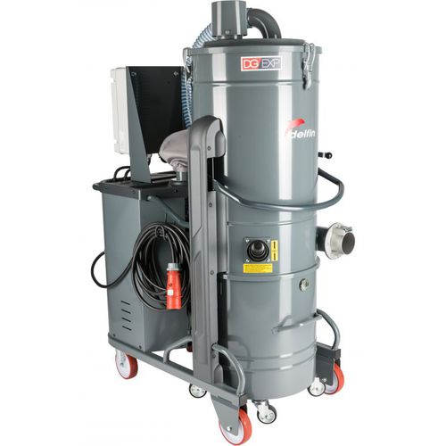 Aspirador industrial - DG 75 AIRFLOW - Delfin Vacuums - de polvo nocivo / trifásico / sobre ruedas