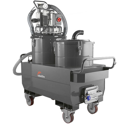 Aspirador industrial - TC220 IF - Delfin Vacuums - para materiales húmedos / de líquidos / de aceite y virutas