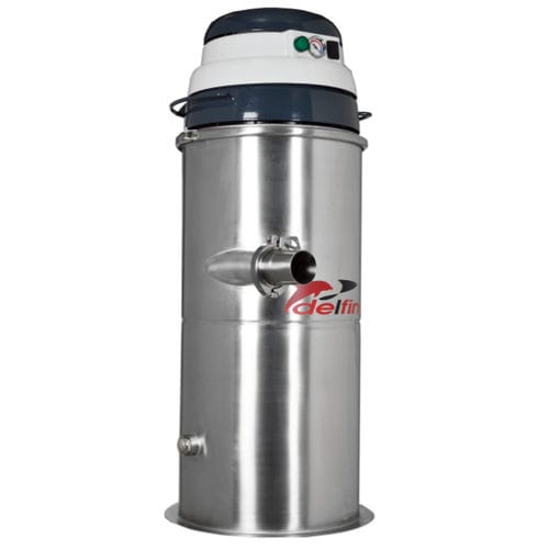 Sistema de transporte neumático de en fase diluida - PRO 360E BL - Delfin Vacuums - de polvo / para granulados / para la industria alimentaria