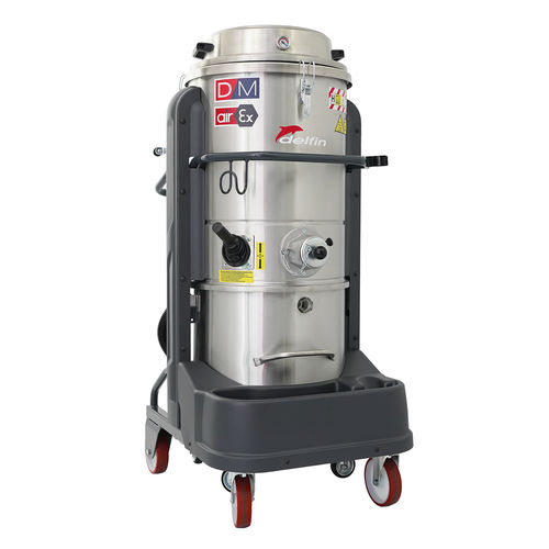 Aspirador industrial - DM3 AIREX 25V 1/2D - Delfin Vacuums - en seco / para materiales húmedos / para polvo