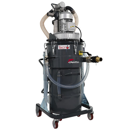 Aspirador industrial - TC100 IF - Delfin Vacuums - para materiales húmedos / de líquidos / de aceite y virutas