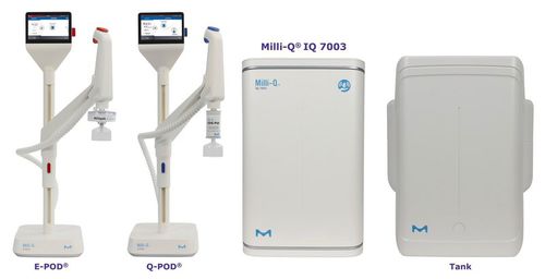 Sistema de purificación para agua - Milli-Q® IQ 7003/05/10/15  - Merck Millipore - para aplicaciones industriales