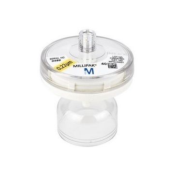Filtro de líquido - Millipak®  - Merck Millipore - de membrana / de laboratorio / de PVDF