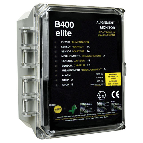 Sistema de supervisión de alineación - B400 Elite - 4B Braime Components - para elevadores de cangilón / para transportadores de cinta / RS-485