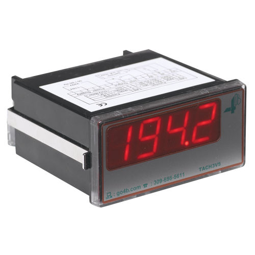 Tacómetro con contacto - Tacho | TACH3V5 - 4B Braime Components - en riel DIN / con pantalla LED / de 4 dígitos