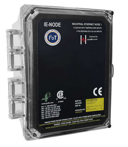 Sistema de supervisión de temperatura - IE-NODE - 4B Braime Components - de condiciones para máquina / de condiciones y de diagnóstico / de nivel