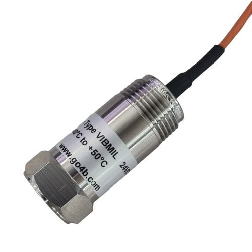 Sensor de vibración electrónico - VIBMIL | Milli-Vib | Milli-Con  - 4B Braime Components - 2 hilos / para automatización de proceso / para vigilancia de máquinaria