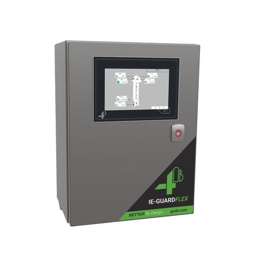 Unidad de control con visualización - IE-GuardFlex - 4B Braime Components - de visualización de datos de proceso y fabricación / puede activar la parada de la máquina / solución de vigilancia de peligros