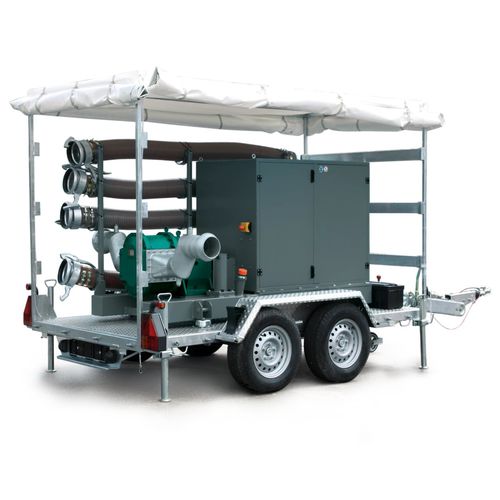Bomba de lóbulos - TORNADO&reg; - NETZSCH Pumps & Systems - para aguas de desagüe / para fangos / con motor diésel