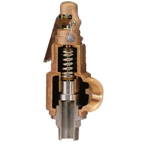 Válvula de seguridad para conducto - HSR24 - Elite Line Industrial Corp. - de acero inoxidable / de bronce / de PTFE