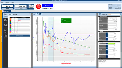 Software de visualización - Force Recorder Next Series - IMADA - de supervisión / de medición / de análisis