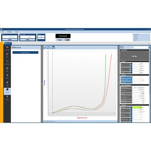 Módulo software para prueba - IMADA - medida de fuerza / Windows / en línea