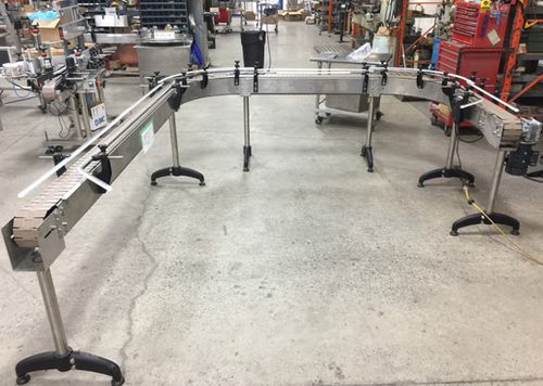 Transportador con cadena - JDA PROGRESS IND. - recto / curvo / anchas