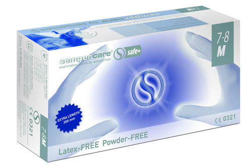 Guante de laboratorio - Sempercare® safe+ - Sempermed - de protección química / de caucho nitrilo / de látex
