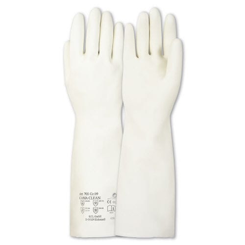 Guante de laboratorio - Cama Clean 708 - Kächele Cama Latex - para la industria química / de protección química / de látex