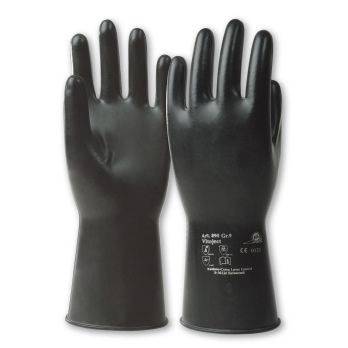 Guante de laboratorio - Vitoject® 890 - Kächele Cama Latex - para la industria química / de protección química / de caucho