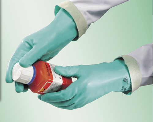 Guante de laboratorio - Tricotril® 736 - Kächele Cama Latex - para la industria agroalimentaria / para la industria del petróleo / para la industria química