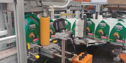 Etiquetadora automática - Productive Systems - para aplicación en el lateral del producto / para etiquetas autoadhesivas / en línea