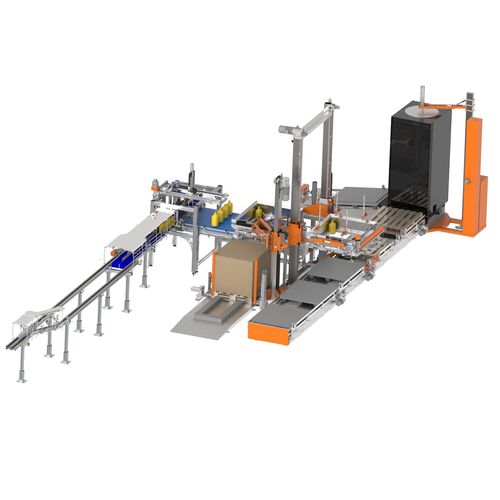 Paletizador por capas - Productive Systems - por la base / de bolsas / de bandejas
