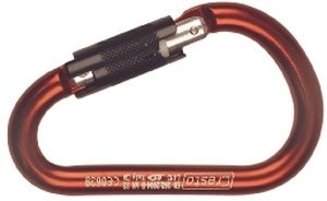 Mosquetón de bloqueo - Cresto 9684 - Cresto Safety - de aluminio / asimétrico