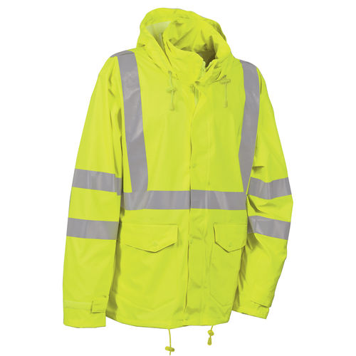 Chaqueta de alta visibilidad - MERIDA - COFRA - de trabajo / impermeable / de poliéster