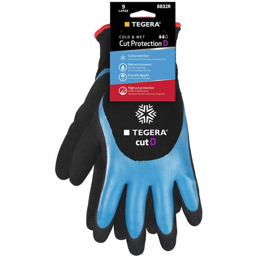 Guante anticortes - TEGERA® 8832R - Ejendals Suomi Oy - de trabajo / para obra de construcción / multifunción