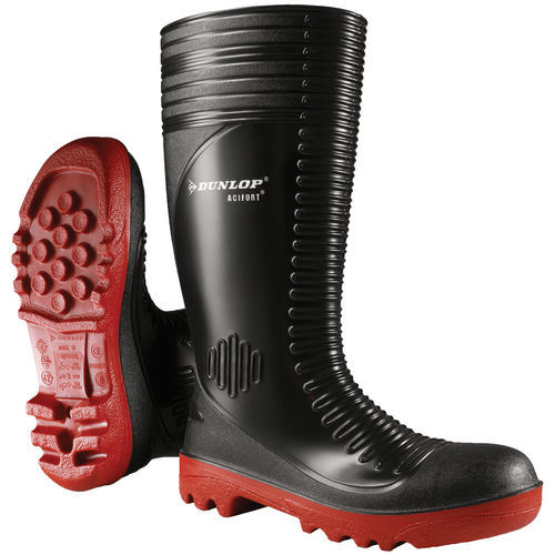 Botas de seguridad para uso industrial - A252931 - Dunlop Hevea (IPF) - antideslizante / resistente al agua / de protección química