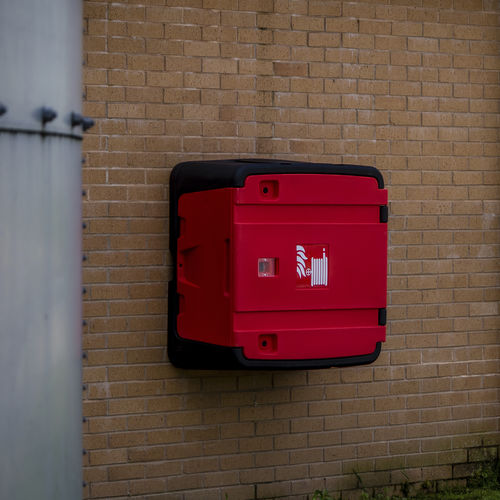 Armario de almacenamiento - HRE100 - Jonesco - para instalación en pared / para manguera contra incendios (RIA) / de exterior