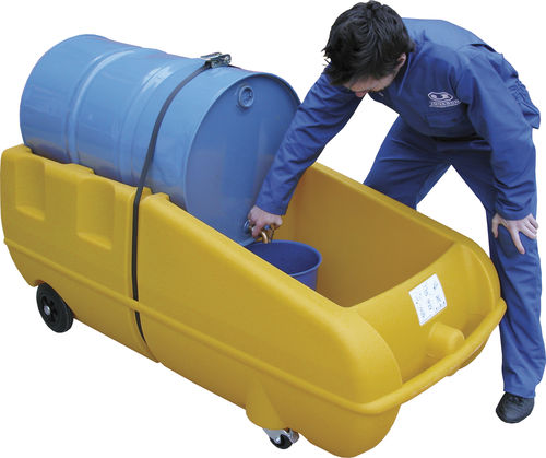 Carro de retención - SJ-400-001, SJ-400-003 - Jonesco - portabidones / porta-cubetas