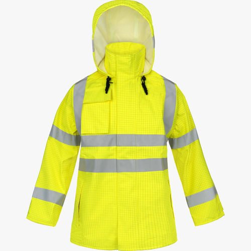 Chaqueta de alta visibilidad - HVAJ01YX - Lakeland Industries - de trabajo / impermeable / contra el frío