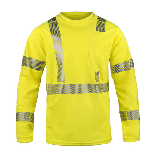 Camiseta de alta visibilidad - LSCAT29RT - Lakeland Industries - de trabajo / contra los arcos eléctricos / de tejidos