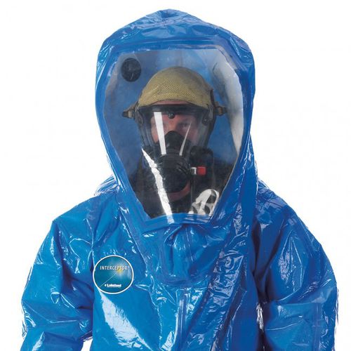 Traje de trabajo - Interceptor® (80640) - Lakeland Industries - de protección química / unisex / con sistema de ventilación asistida