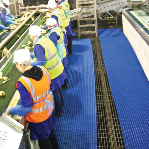 Alfombra antifatiga - COBAmat®  - COBA Europe Ltd - antideslizante / estriada / de vinilo