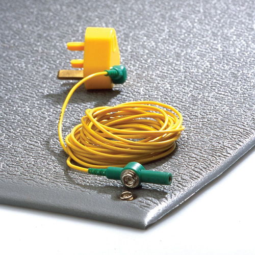 Alfombra de caucho - COBAstat® - COBA Europe Ltd - gris