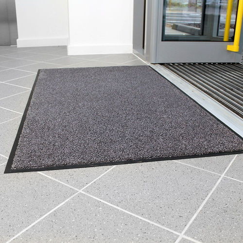 Alfombra de limpieza - COBAwash® - COBA Europe Ltd - de polímero / gris / negra