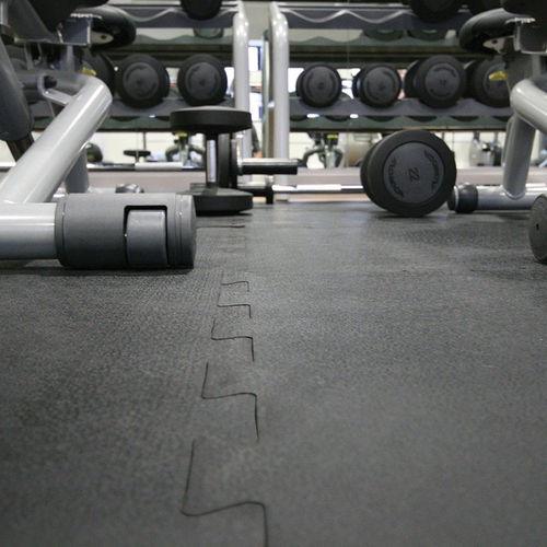 Revestimiento de suelo de caucho - Sport-Tile - COBA Europe Ltd - resistente a los productos químicos