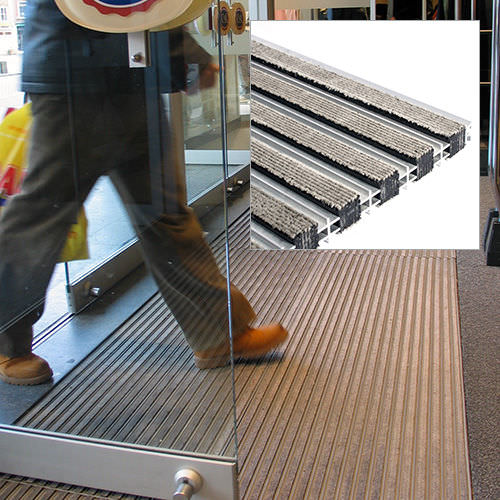 Alfombra antisuciedad - plan.c - COBA Europe Ltd - estriada / de caucho / de entrada