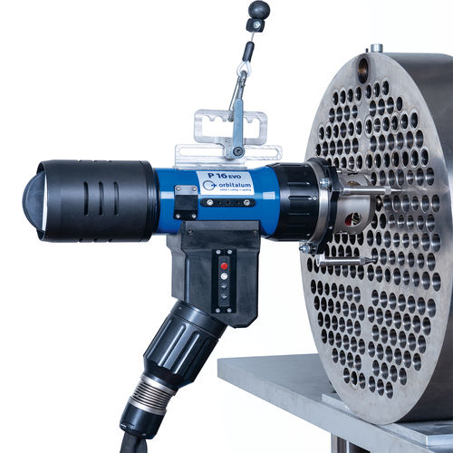 Cabezal de soldadura orbital - P16 EVO - Orbitalum Tools - TIG / de alta precisión / para ensamblado metálico de precisión